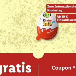 GRATIS Kinder JOY bei Lidl (nur am 01.06.)