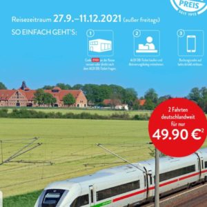 endet ⏰ 2 deutschlandweite ICE-DB-Tickets für 49,90€ bei Aldi (nur in der Filiale)