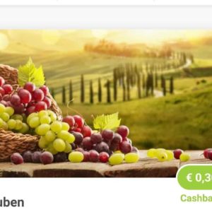 30 Cent Cashback auf alle Trauben [Marktguru]