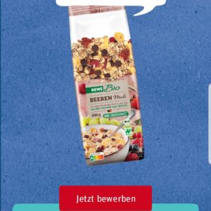 GRATIS TESTEN bei Rewe: REWE Bio Beerenmüsli (1 von 5.000 Produkttester)
