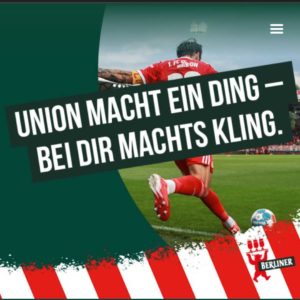 *10% Cashback für jedes Tor* vom 1. FC Union Berlin am 14. Spieltag der 1. Bundesliga für *Berliner Pilsner / Radler*