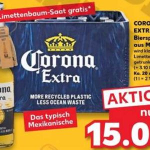 [Kaufland] 1 Aktionskasten Corona Extra für nur 15€ kaufen + Limettenbaumsamen gratis erhalten