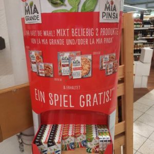 Gratis Kartenspiel beim Kauf von 2 Produkten La Mia Pinsa und/oder La Mia Grande