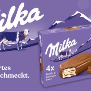 Milka Stieleis für 0,99 Euro mit scondoo und Aldi /Lidl