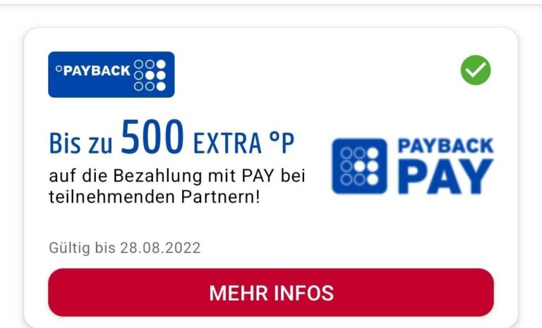 Payback Prämien Gutschein Code 500 Punkte Payback Gutscheine November 2022