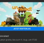 GRATIS Spiel "Unrailed!" im Epic-Games-Store vom 04.08.22 17:00 Uhr bis 11.08.22 16:59 Uhr + weitere Spiele