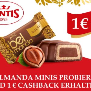 Jetzt probieren: 1€ Cashback auf Zentis belmanda Minis