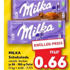 MILKA Schokolade für 0,66 Euro bei Kaufland – ab Do 12. Oktober 2023