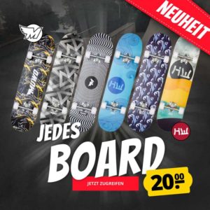 🛹 SportSpar Skateboards MUWO und HIDETOSHI WAKASHIMA für 20€