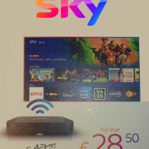 Sky: Sky Entertainment + Cinema + Sport + Bundesliga für 28,50€ im Monat (Nur Neukunden)