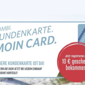Combi/famila mit der Moin Card 10€ beim nächsten Einkauf über 40€ sparen
