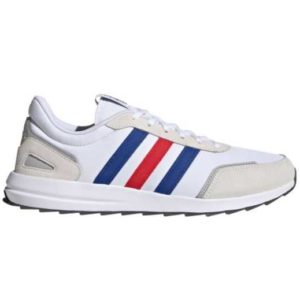 Adidas Retrorunner Herren Sneaker in weiß/blau/rot für 37,95 € (statt 49,48 €).