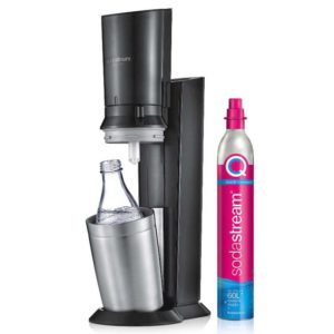 🚀 SodaStream Wassersprudler Crystal 3.0 Quick-Connect CO2-Zylinder und 1x Glaskaraffe
