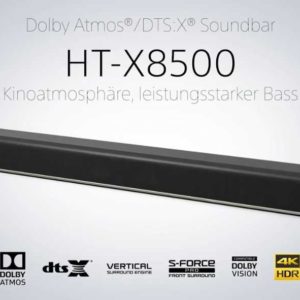 SONY HT-X8500 2.1 Kanal Dolby Atmos Soundbar für 188€ (statt 227,72€)
