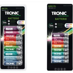 Günstige AA &amp; AAA Akkus // 8x für 5,99€ (zzgl. Versand / ab 49€ versandkostenfrei)