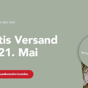 Versandkostenfrei bei Teekanne