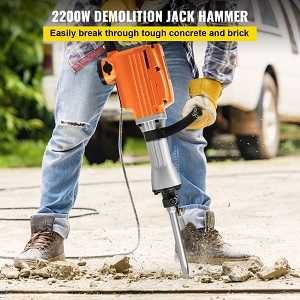 VEVOR Abbruchhammer mit 2200W und Zubehör für 81€ (statt 140€)