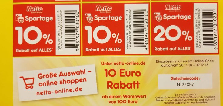 netto online coupon code