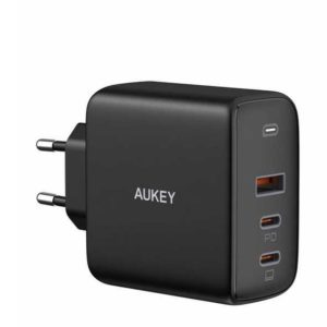 Aukey PA-B6S Omnia Mix3 90W 3-Port PD-Ladegerät, Schwarz