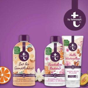 🛁 Gratis Schaumbad oder Cremedusche - t: by tetesept kostenlos testen
