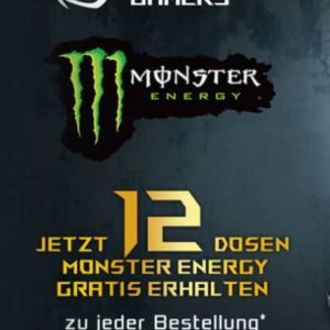 GRATIS 12 Dosen Monster Energy kostenlos zu jeder Bestellung bei ASUS ab 19€ - z. B. 12 Dosen Monster Energy bestellen und 24 Dosen bekommen😉