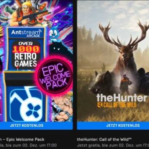 endet ⏰ GRATIS: theHunter: Call of the Wild + Antstream Arcade + ADD-ON Antstream – Epic Welcome Pack im Epic-Games-Shop