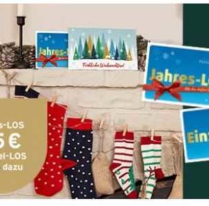 Tchibo: Jahreslos der Fernsehlotterie für 45€ kaufen &amp; gratis Einzellos dazu