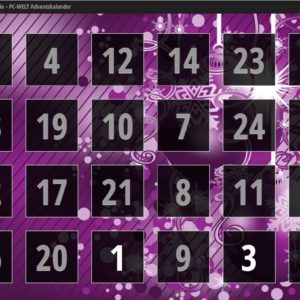 GRATIS 24 Vollversionen im PC-Welt Adventskalender