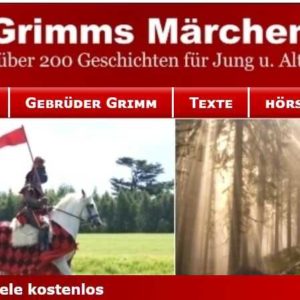 GRATIS *188 Grimms Märchen* kostenlos anhören, downloaden  oder ausdrucken (mp3-Hörspiele oder Textversion)