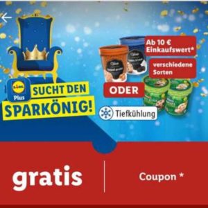 GRATIS Gratis Gelatelli Premium oder Vermondo Vegane 500 ml Eisbecher mit Lidl Plus App ab 10 € Einkauf