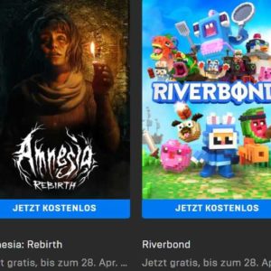 Gratis PC-Games bei Epic: Amnesia: Rebirth &amp; Riverbond