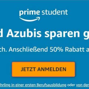 GRATIS 6 Monate Amazon Prime Student kostenlos, danach 50% Rabatt