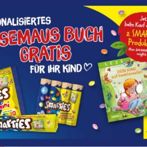 Endet ⏰ | GRATIS personalisiertes Bilderbuch: "Wissenswertes über die Insektenwelt" beim Kauf von 2 Smarties Produkten vom 01.07.–30.09.2022