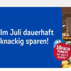 REWE bis 40 x 10-fach-Payback-Punkte im Juli auf Obst und Gemüse