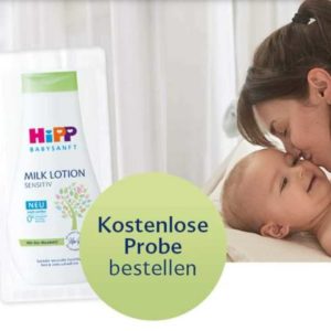 GRATIS Hipp Babysanft Probe "Milk Lotion Sensitiv"
