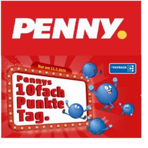Penny: 10-fach Paybackpunkte auf Euren Einkauf ab 30€ Einkaufswert (am 21. & 22.05.2021)