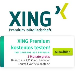 XING Premium: Jetzt 3 Monate kostenlos - Neu- und Bestandsmitglieder!