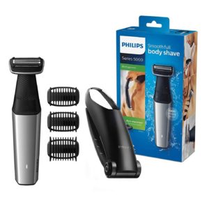 Philips Bodygroom Series 5000 Trimmer/Rasierer Set mit Rückenhaarentferner für 38,99€ (statt 48€)