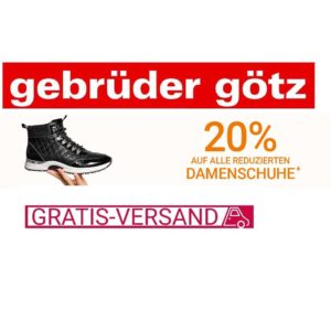 Gebrüder Götz Schuhe: 20% Rabatt auf alle Damenschuhe! *nur heute*
