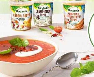 Gratis: Bis zu 3 Becher Bonduelle-Suppen testen und Geld zurück erhalten!