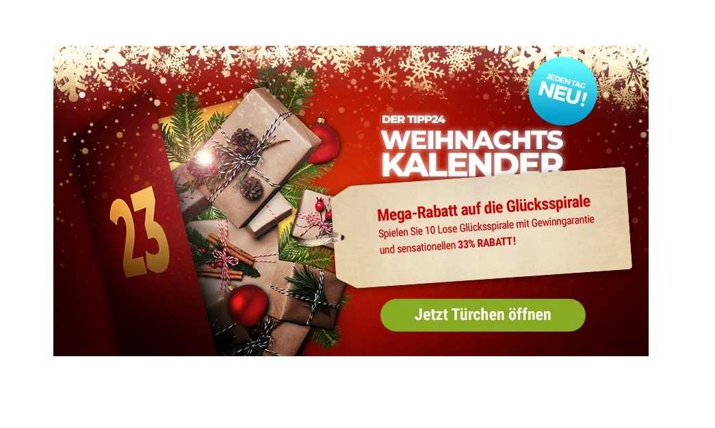 Tipp24 Adventskalender Tipp24 Adventskalender