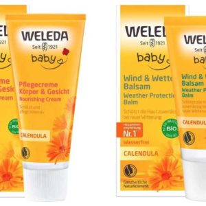Weleda Bio Baby Calendula Creme reduziert - Pflegecreme Körper &amp; Gesicht // Wind &amp; Wetter Balsam jeweils 4,52€ (statt 5,95€)