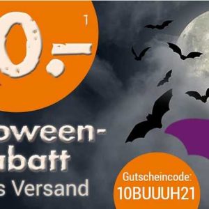 Weltbild: 10€ Halloween-Rabatt und gratis Versand ab 49€ Mindesteinkauf - diesmal auch in den Filialen!