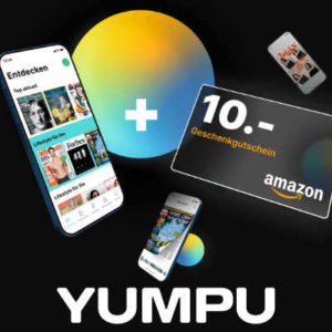 2 Monate YUMPU +  10€ Amazon-Gutschein für 7,99€