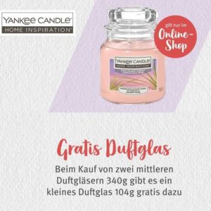 Rossmann: Yankee Candle 2+1 Gratis Aktion (nur online)