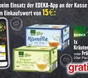 Edeka Südbayern: Edeka Bio Kräuter- oder Früchtetee gratis ab 15 € Einkaufswert