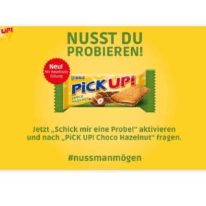 [Schick mir eine Probe] GRATIS Pick-Up Choco Hazelnut