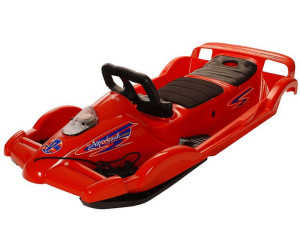 AlpenGaudi Unisex Doublerace Dop­pel­sit­zer Schlitten, rot für 64,99 € (statt 85,69 €)