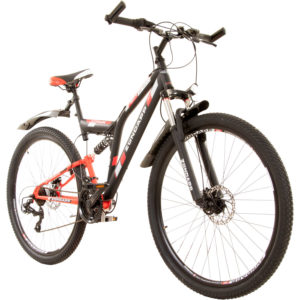 Zündapp Blue 5.0 28 Zoll Fully Mountainbike Full Suspension MTB Fahrrad 28&#039;, Rahmengrösse:48 cm, Farbe:schwarz/rot für 199,00 € statt 399,00 € ( &#043; 49,90 € VSK)