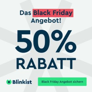 Blinkist Black Friday: Premium für 24,99€ (statt 80€)